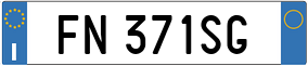 Truck License Plate